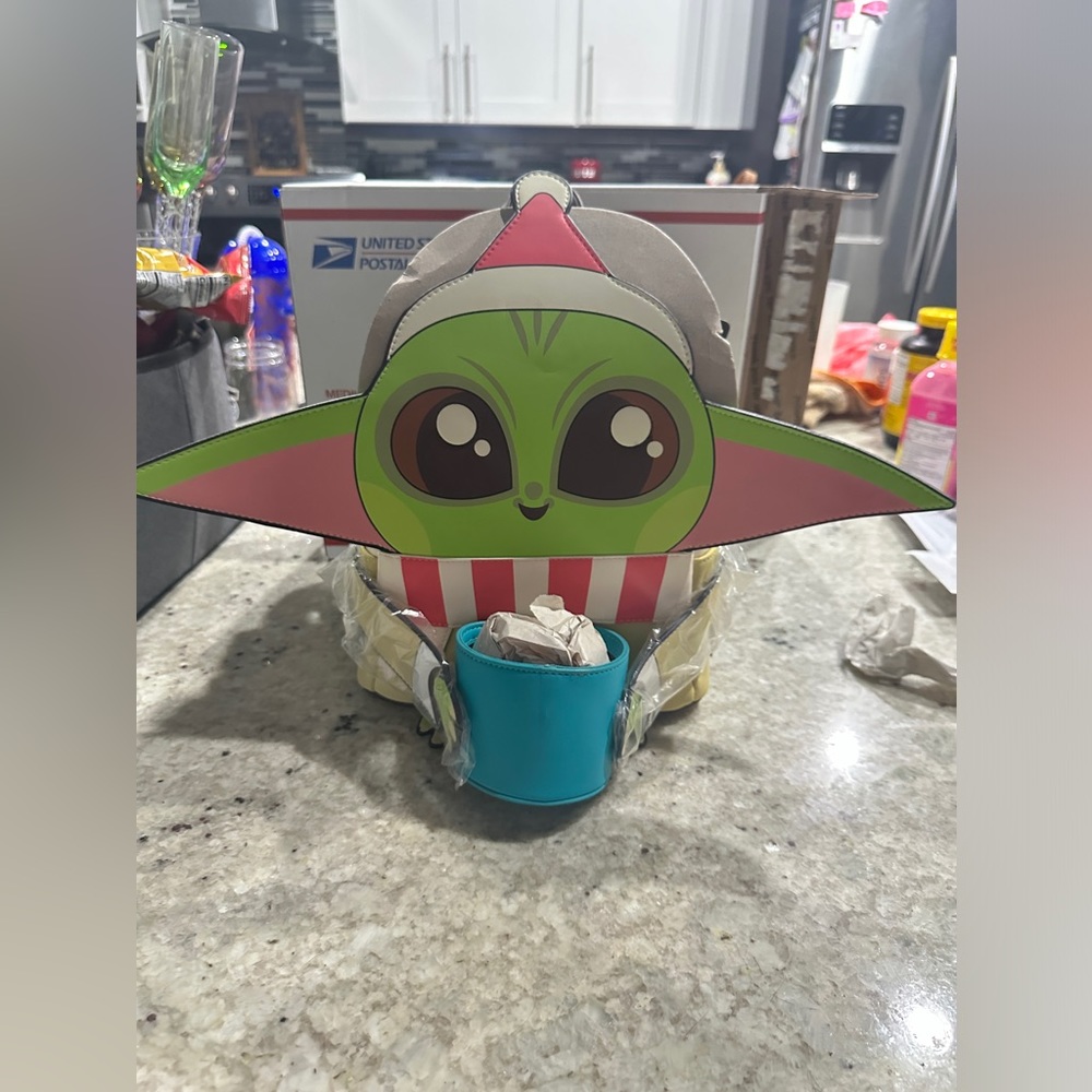 Baby Yoda Loungefly Gogru With Mug Star Wars Mini Backpack Holiday NEW